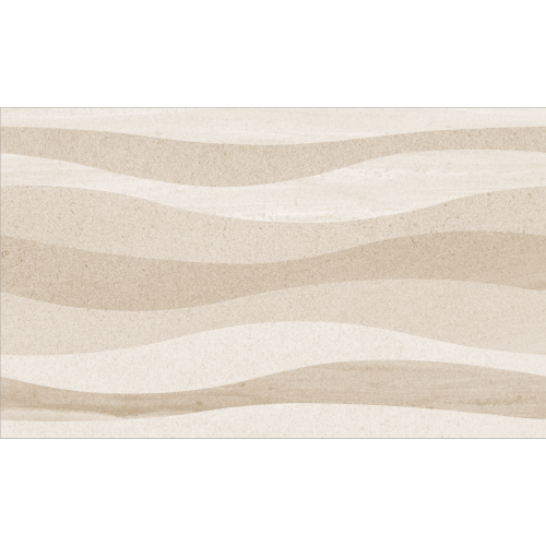 Orient Brown Wave Decor Wall Tile 550mm x 330mm